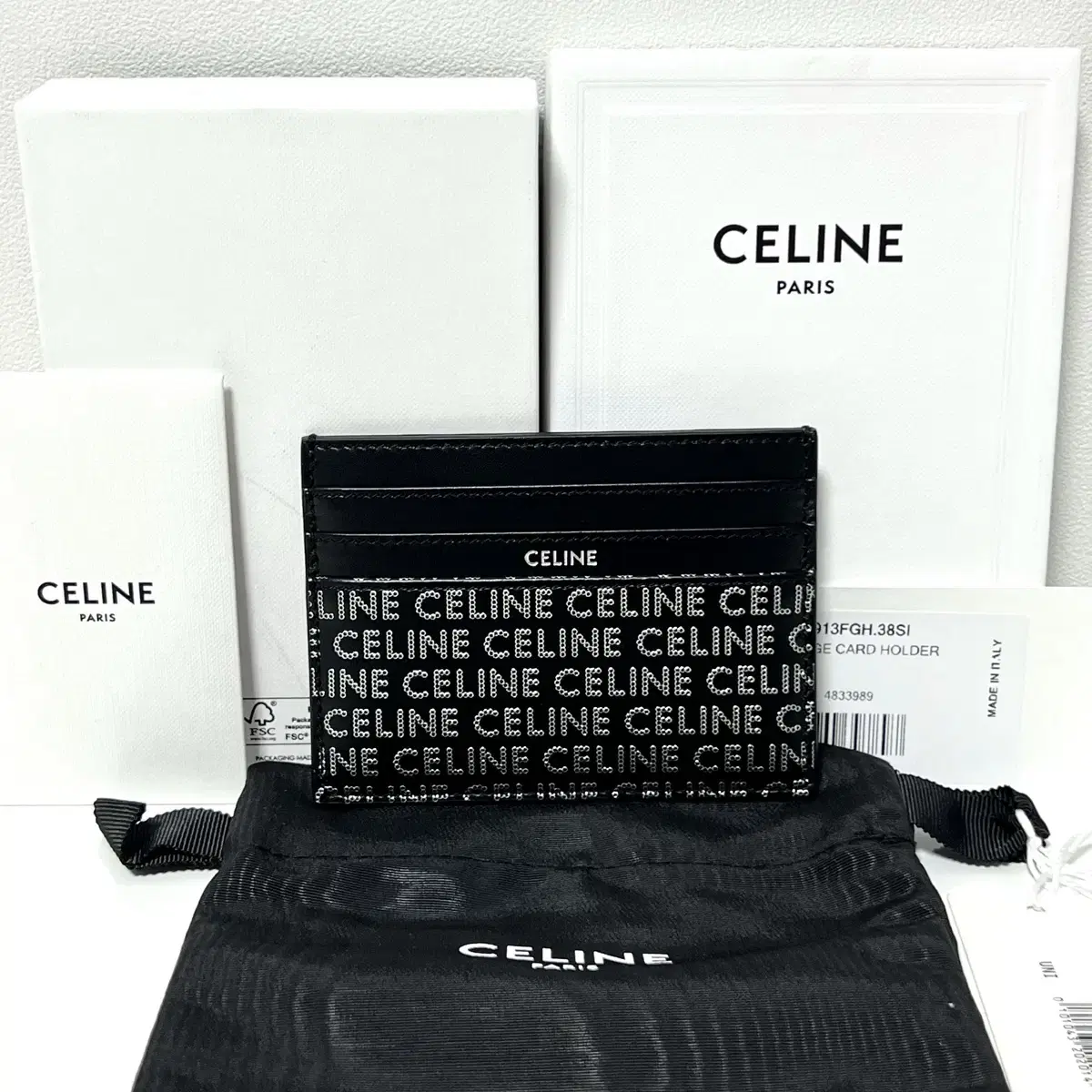 Seline Lettering Logo Kard Wallet