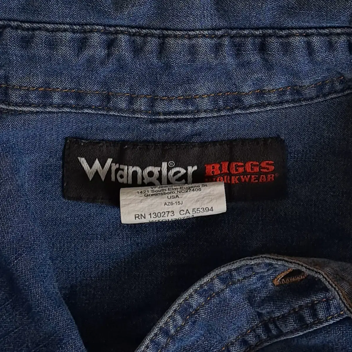 (택포)Wrangler  랭글러 RIGGS 데님셔츠