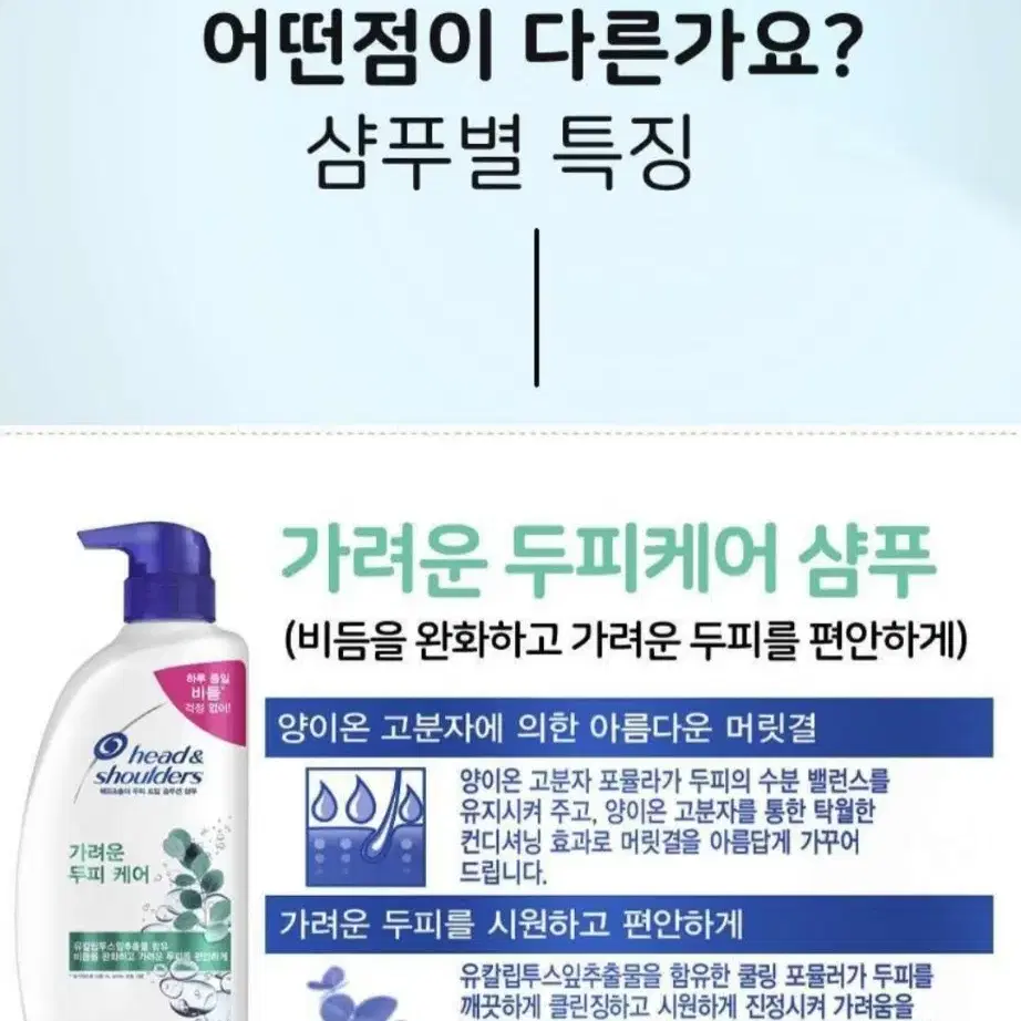 헤드앤숄더샴푸 두피토탈솔루션샴푸850MLX3개+증정80ML2개20990원