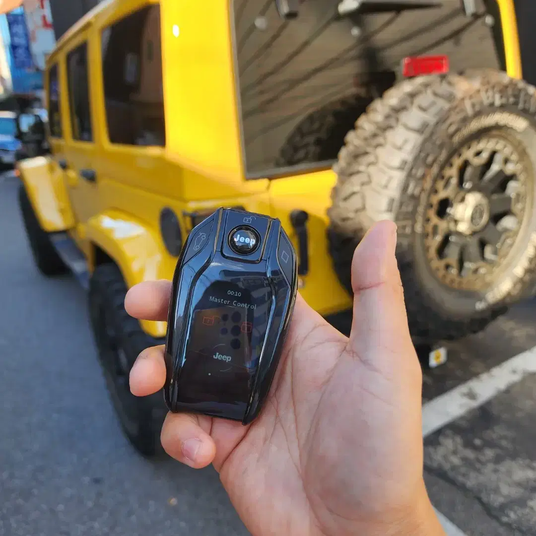 JEEP 지프 연식별 요즘 유행하는 최신형 LCD 디지털 스마트키로 개조