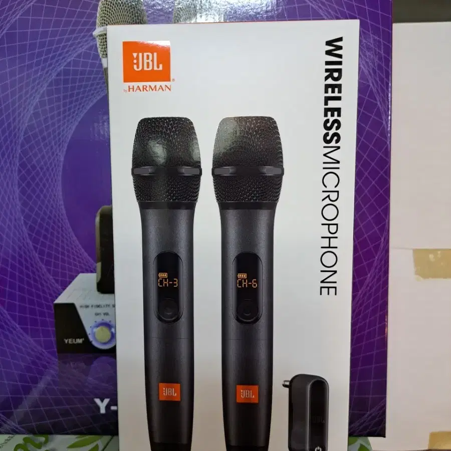 jBL 파티박스 320+jBL AS3 무선마이크