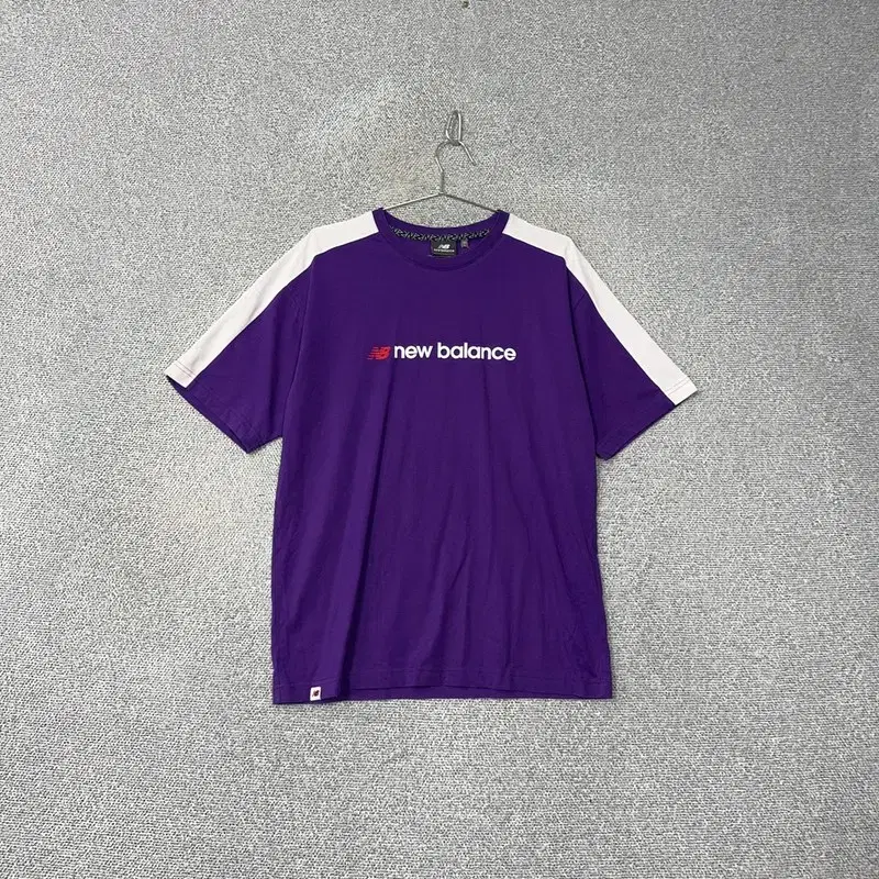 New Balance Vintage Purple Overfit Vahn Short Sleeve Tee L