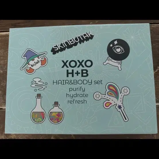 스킨부탁(skinbutak) xoxo H+B(헤어+바디)세트