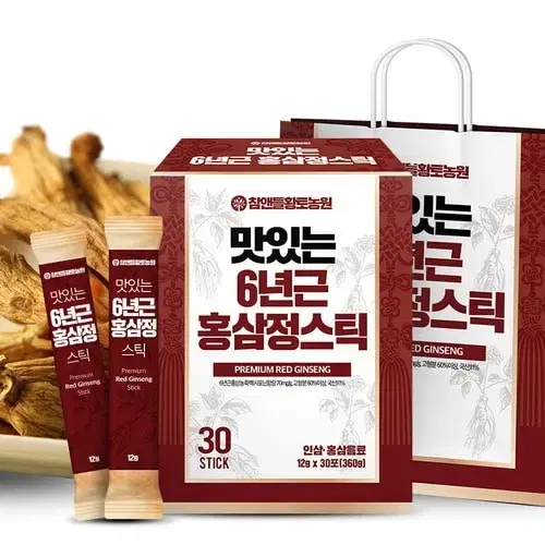 참앤들황토농원 맛있는 6년근 홍삼정 스틱 30스틱