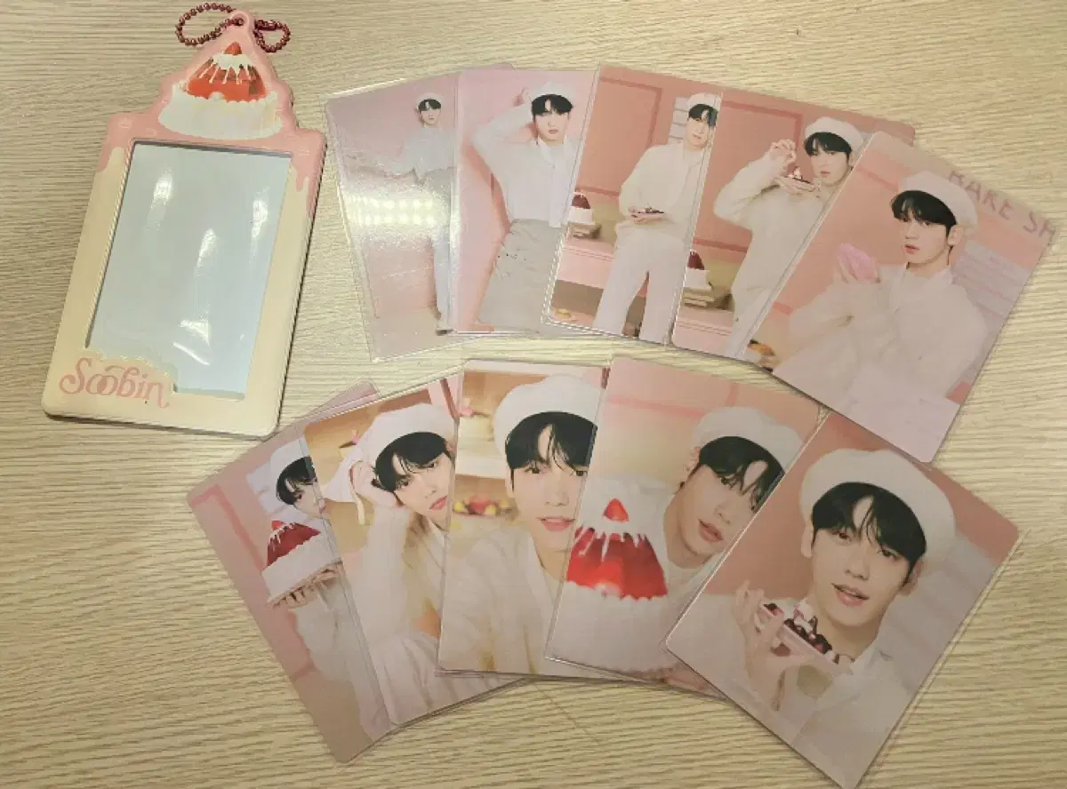 txt soobin birthday poka, photocard holder