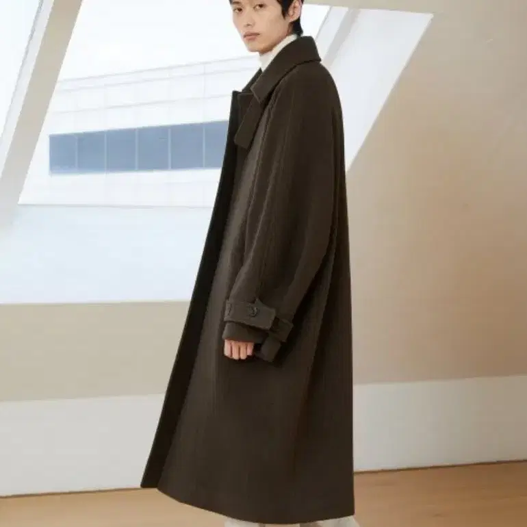 (s)주앙옴므 BALMACAAN COAT (KHAKI BROWN)