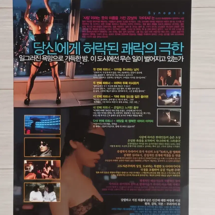 무라카미류 감독 나카이도미호 도쿄데카당스(2005년)