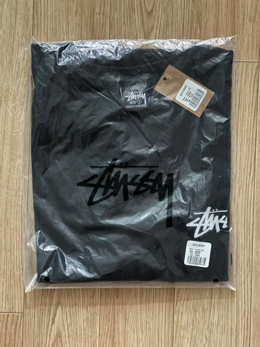 New Arrivals Stussy Tucan Short Sleeve T-Shirt Black L