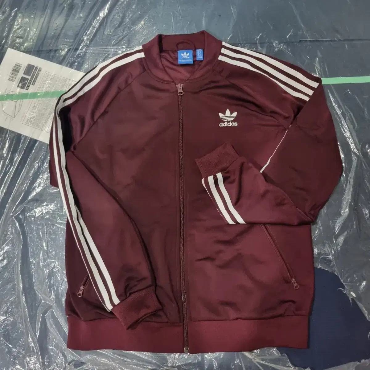 adidas Firebird Superstar Jersey Burgundy