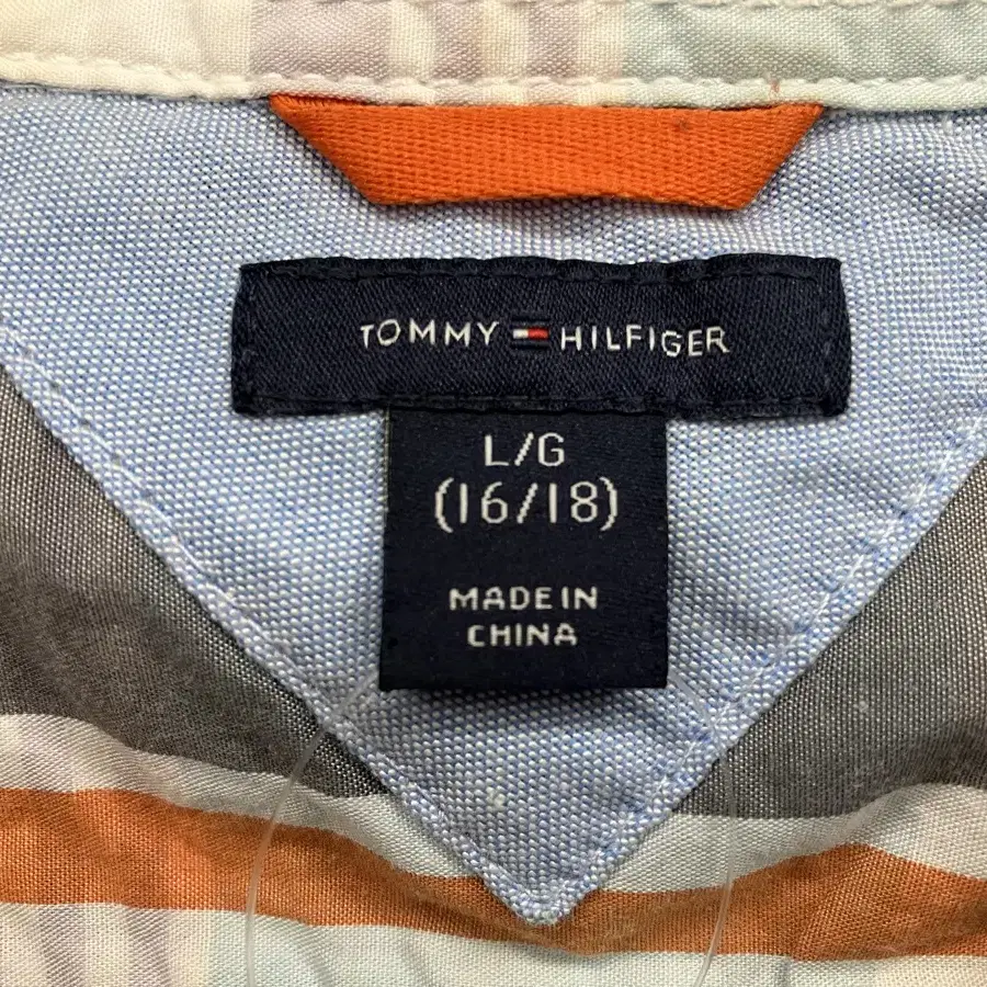 2 타미힐피거(TOMMY HILFIGER) 반팔 셔츠 L(16/18)