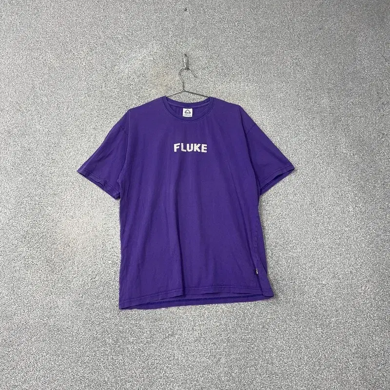 Fluke Logo Purple Vahn Short Tee L