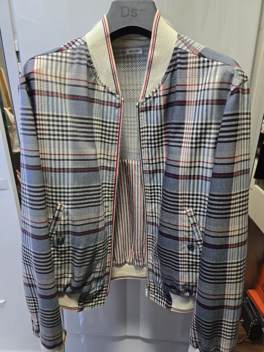 Last Call! thom browne check blouson jacket size 1