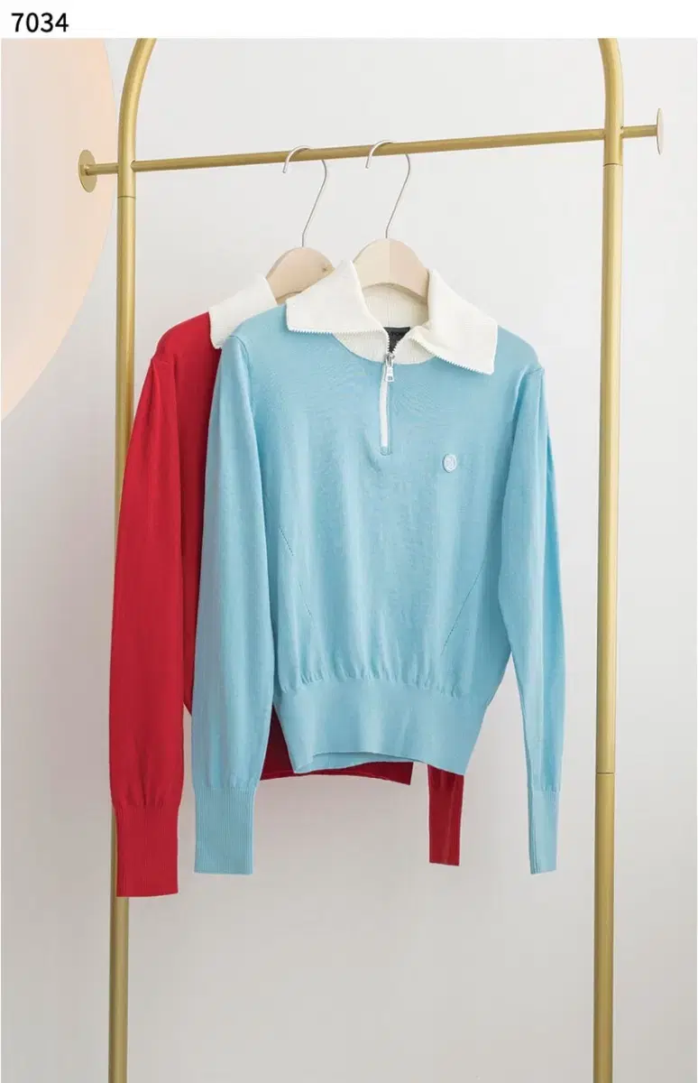 여성 골프웨어 HALF-ZIP SWEATER