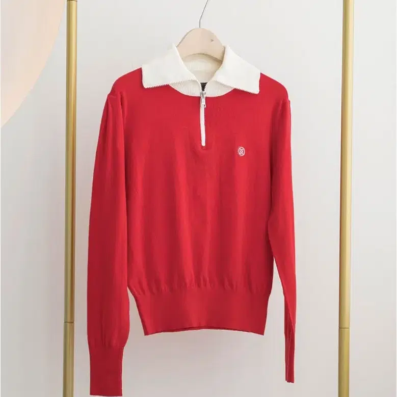 여성 골프웨어 HALF-ZIP SWEATER