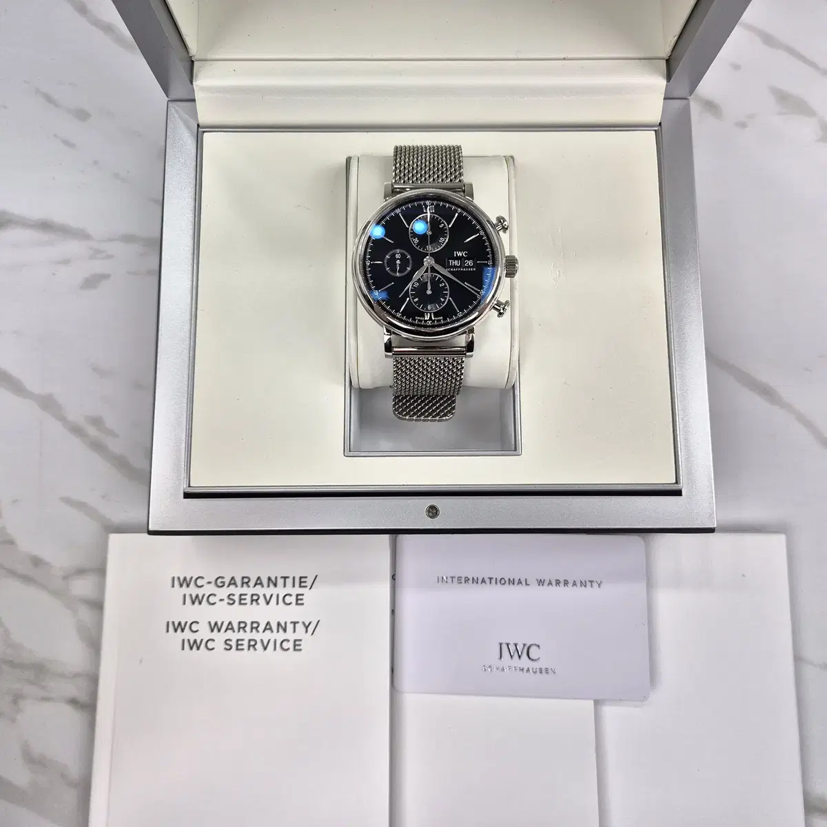 IWC 포르토피노 크로노그래프 검판 IW391010