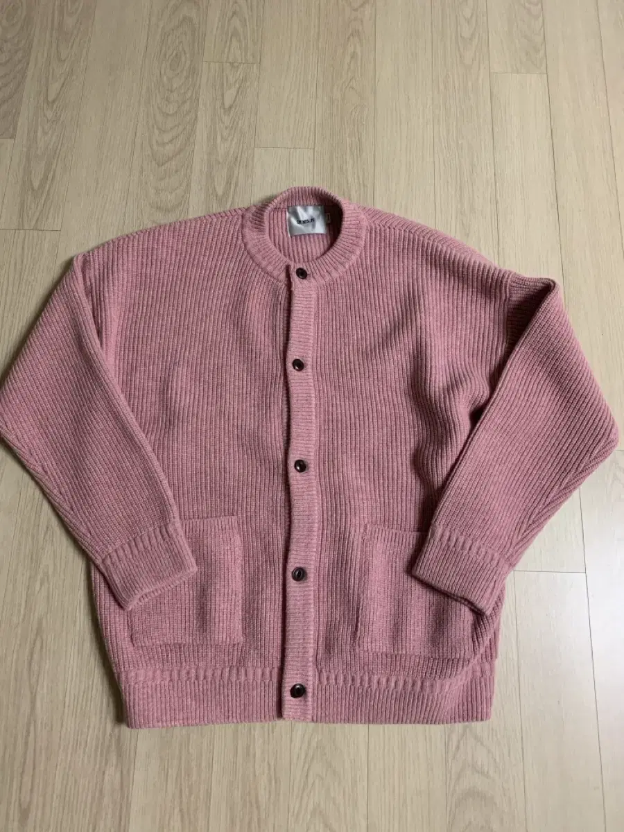 Sayonza Life Heavy Wool Cardigan Pink