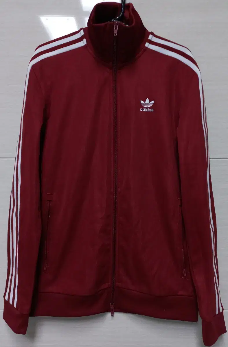 Adidas Captain Beckenbauer Burgundy Track Top Jersey Zip Up 90/S