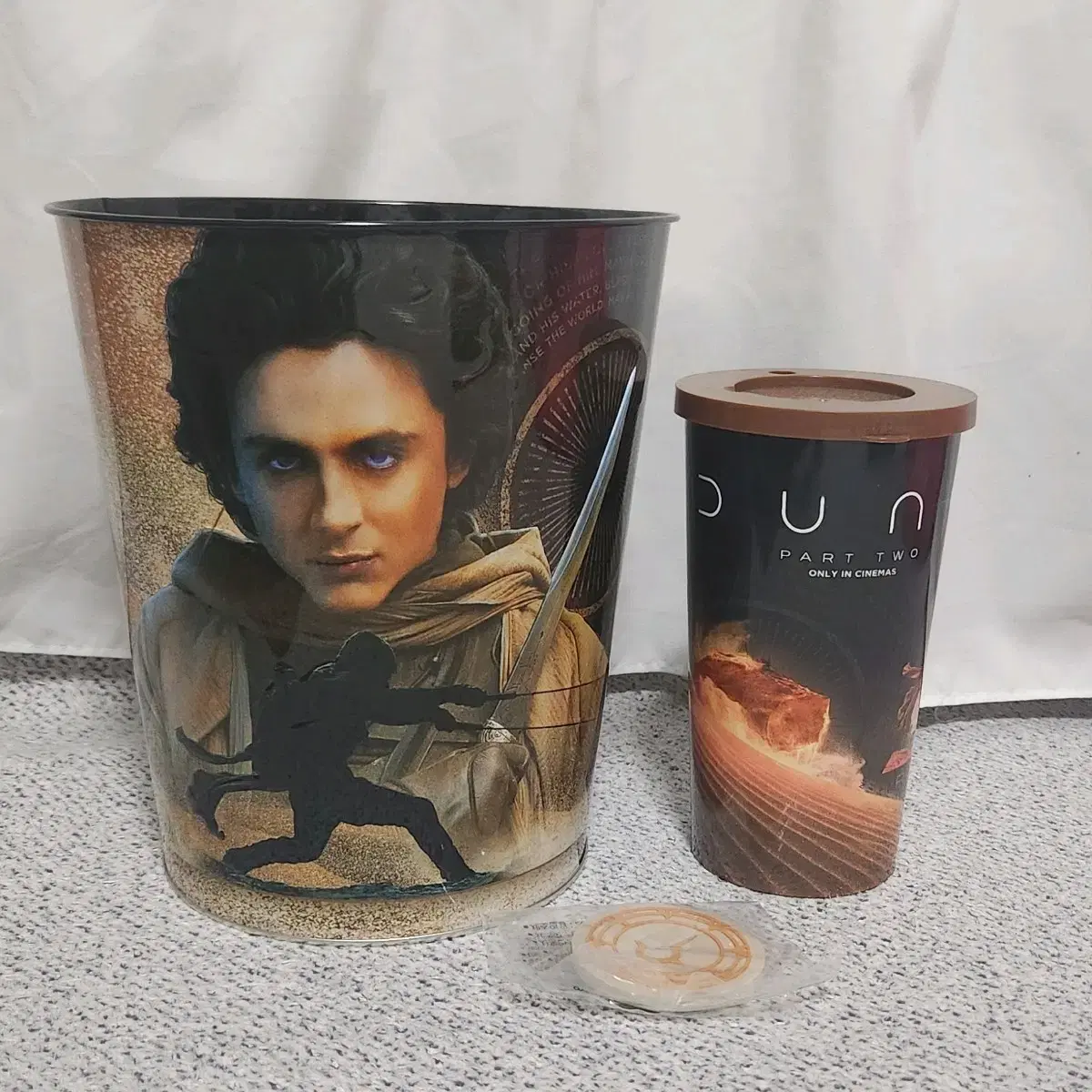 Dune Dune2 Popcorn bucket (tin bucket) Beverage container (magnetic cup) Bulk