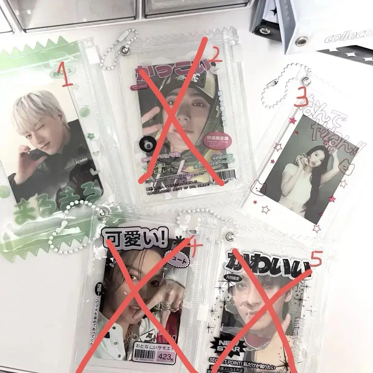 [In Stock] PVC Photo Card photocard Sell 4 powders