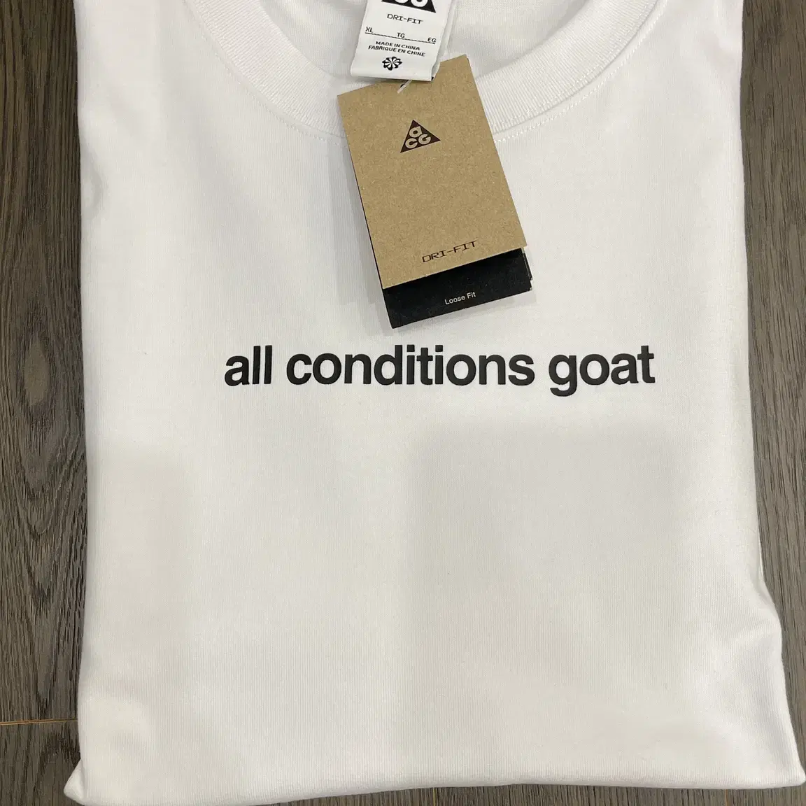 나이키 ACG GOAT 고트 드라이핏 티셔츠 / XL