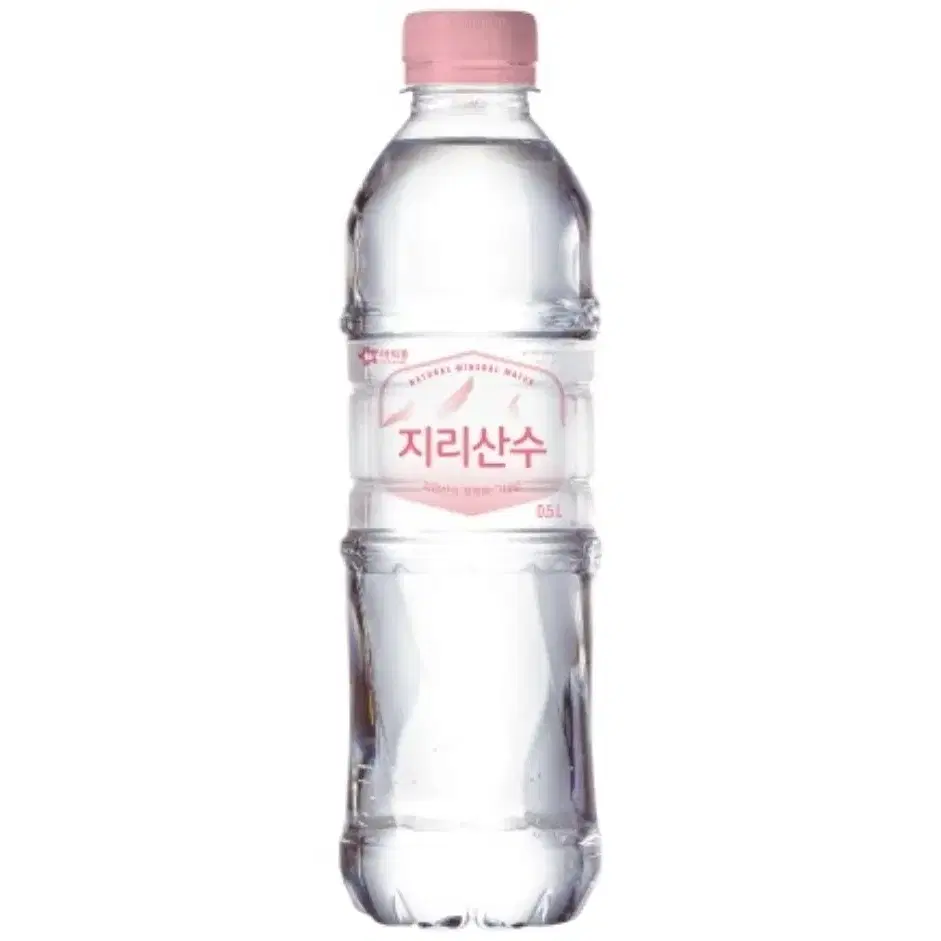 아워홈 지리산수 핑크 500ml 40개 물 생수 무료배송