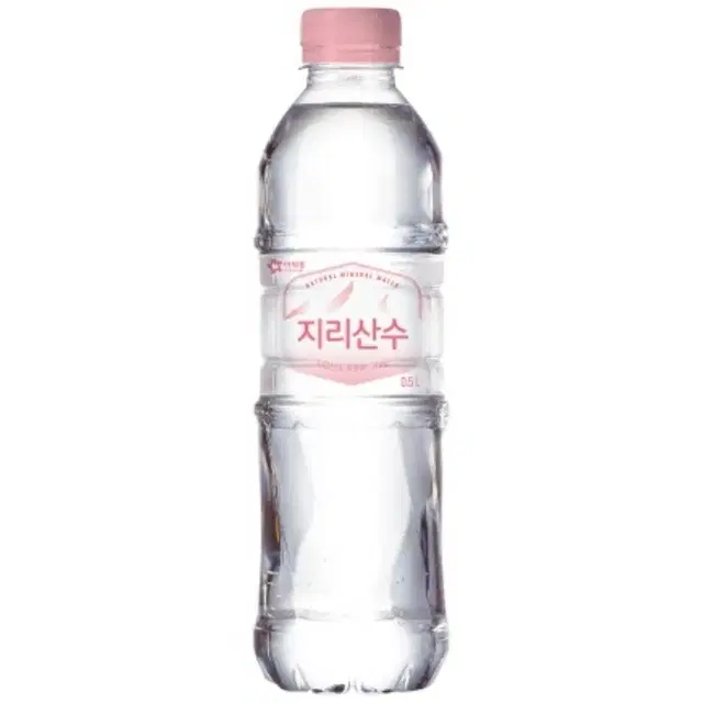 아워홈 지리산수 핑크 500ml 40개 물 생수 무료배송