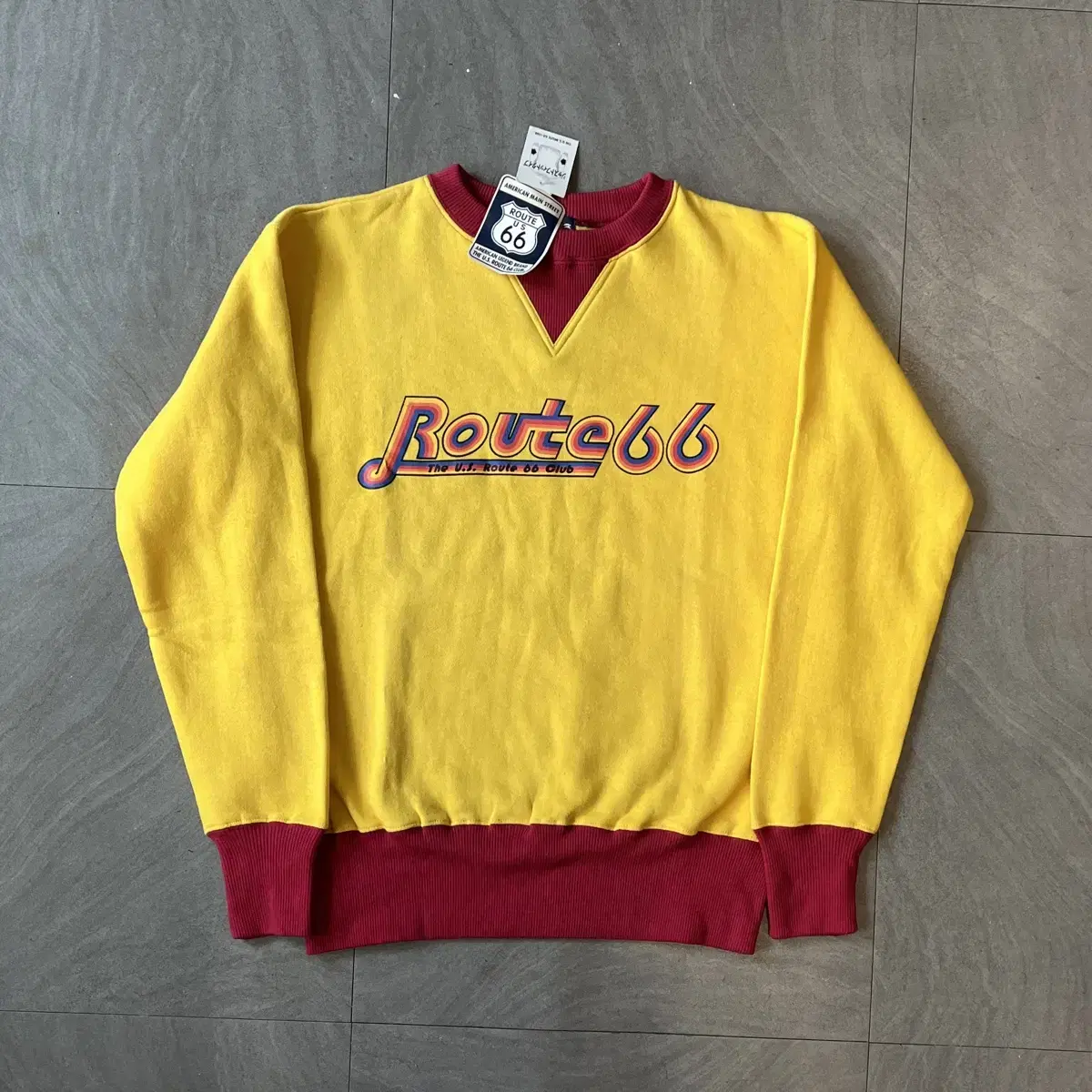 Route 66 club two-tone sweatshirt from the '00s