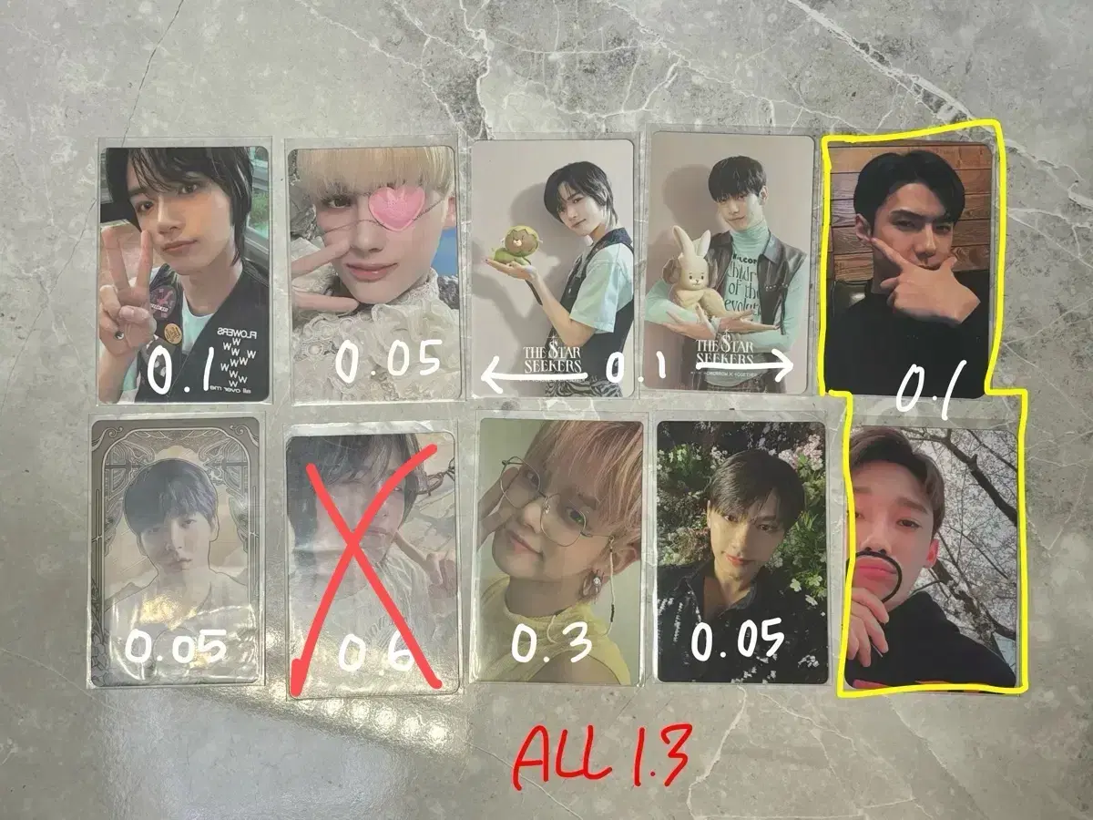 txt txt septic exo photocard sell alyeonjun