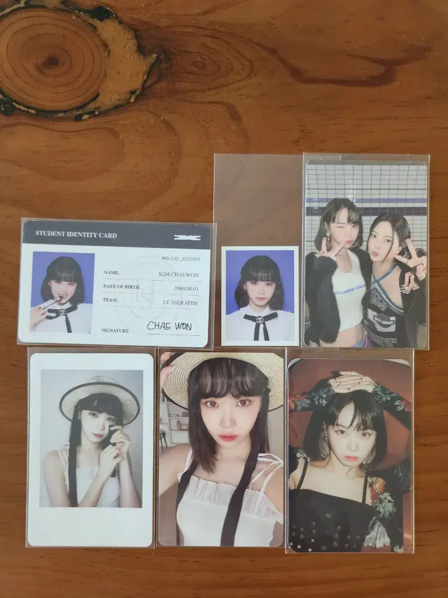 le sserafim chaewon photocard (bulk only)