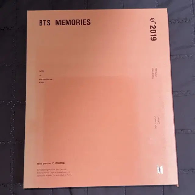 빙탄소년단 메모리즈 2019 DVD