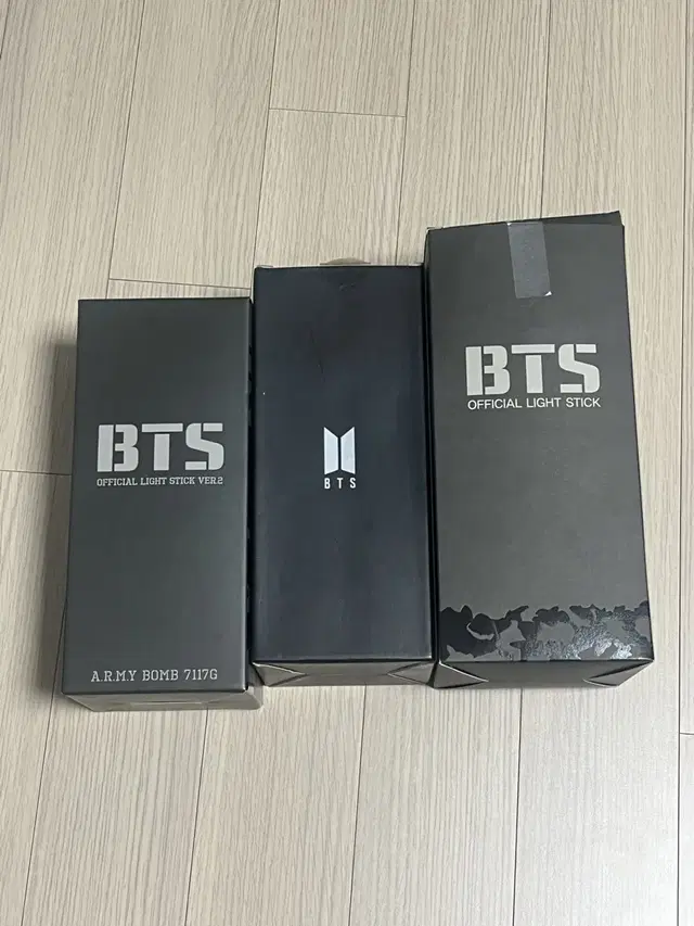 방탄소년단 응원봉 아미밤 1,2,3