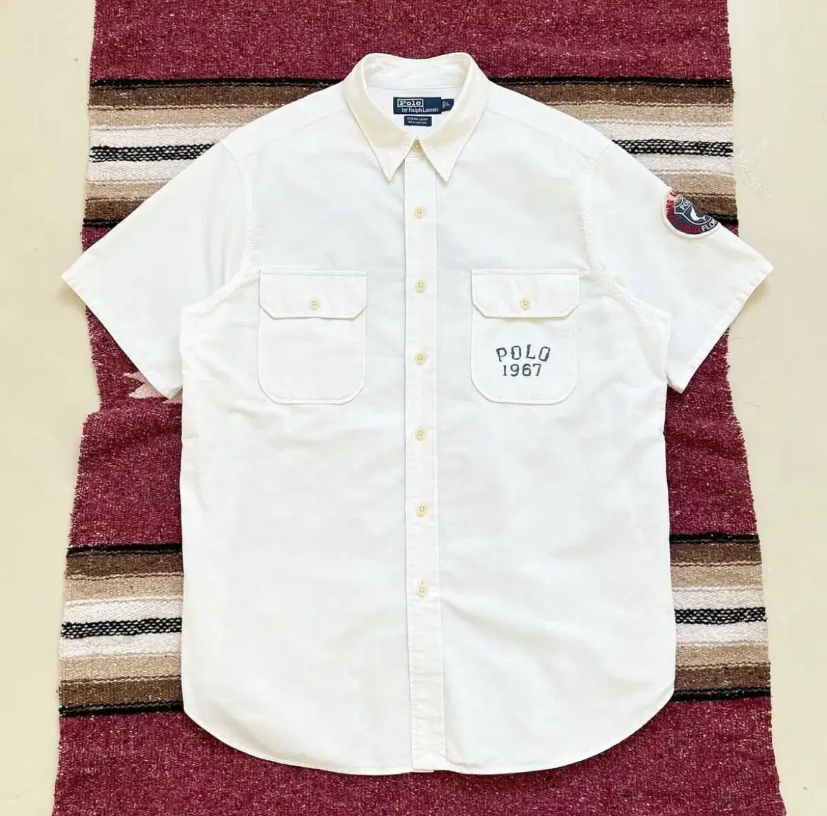 Polo Ralph Lauren 1967 Shirt Ocean Camp Vintage