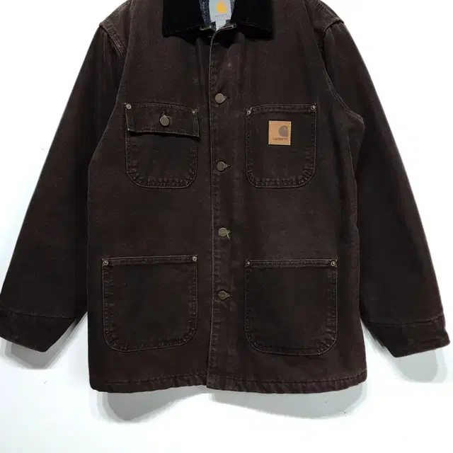 칼하트 CARHARTT 디트로이트 워크자켓 다크브라운S