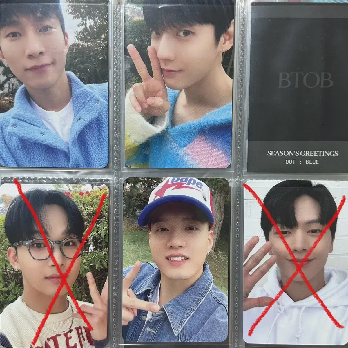 #btob 2023 season's greetings Blue ver. photocard