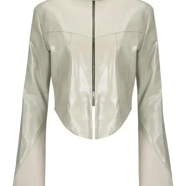 벤에시 VENECY CORSET BIKER JACKET SAND