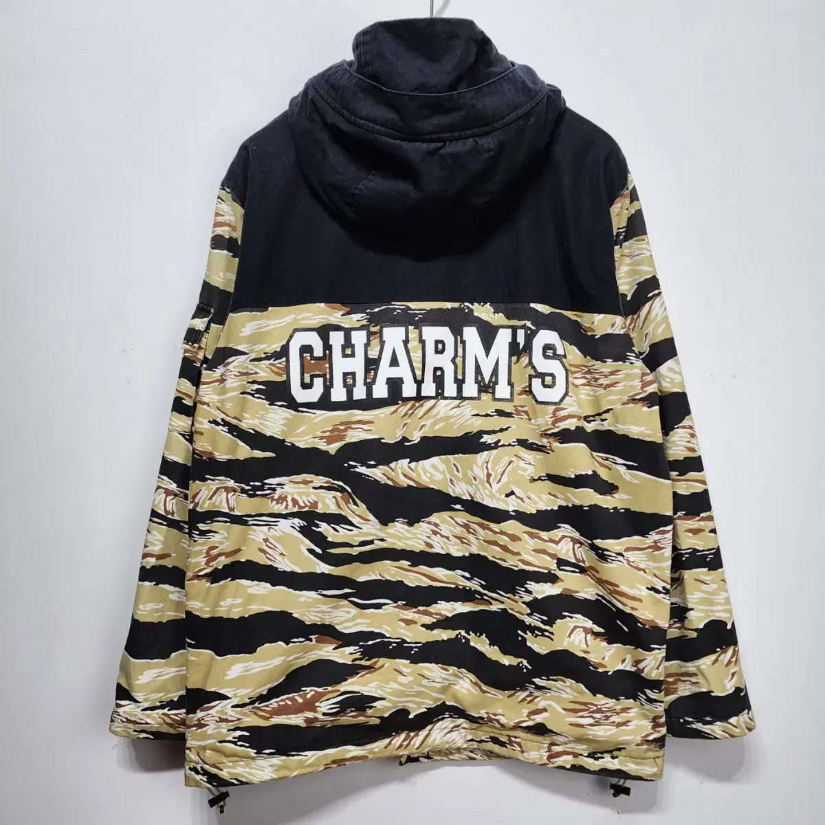 누드본즈 참스 CHARM'S 카모 후드 점퍼 자켓 L