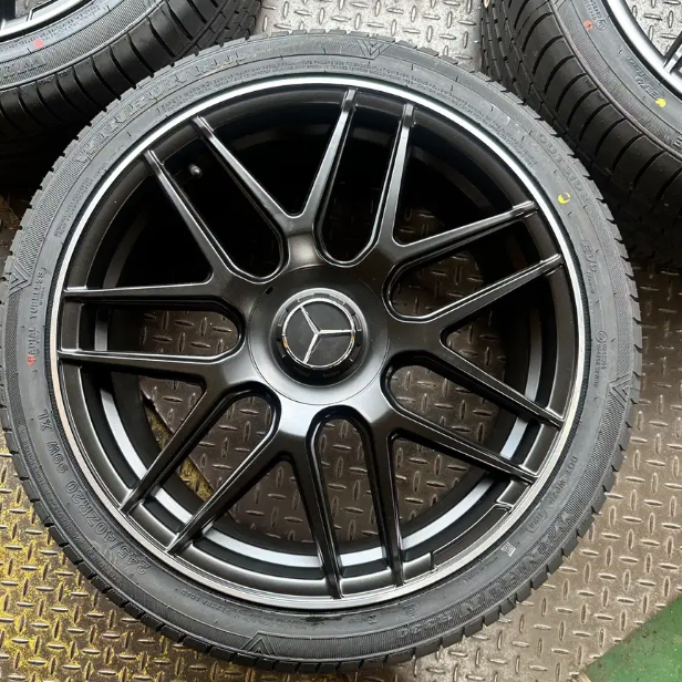 20인치 벤츠 S63 AMG 퍼포먼스 무광블랙림폴리쉬 신품휠타이어 1대분