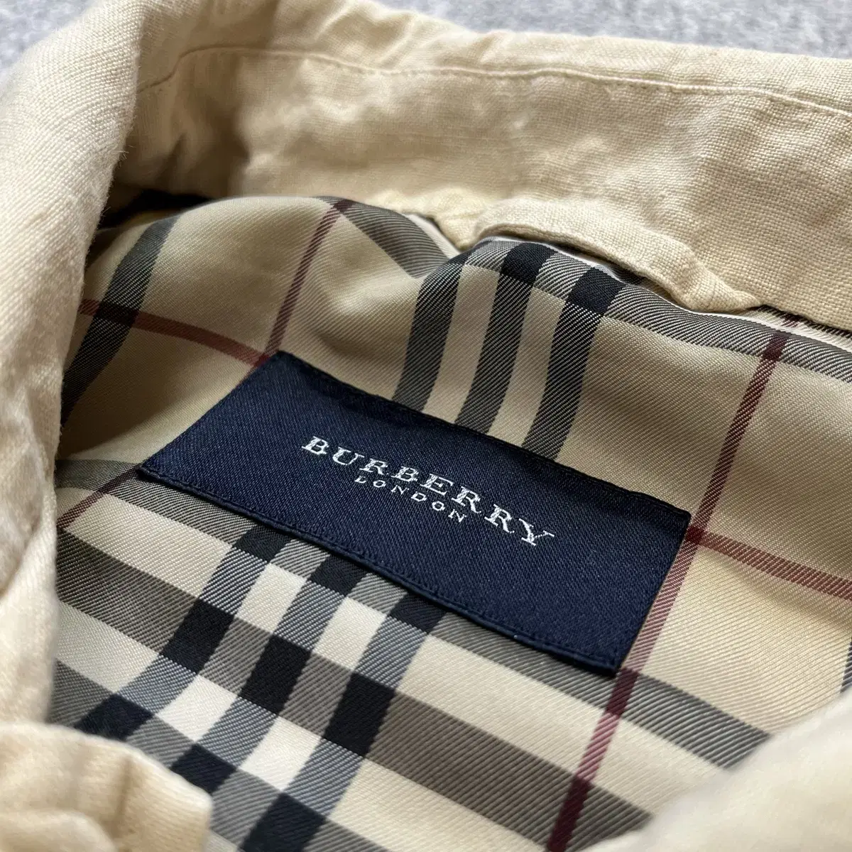 Burberry London 마 버버리 런던 노바 체크 포인트 크래버 셔