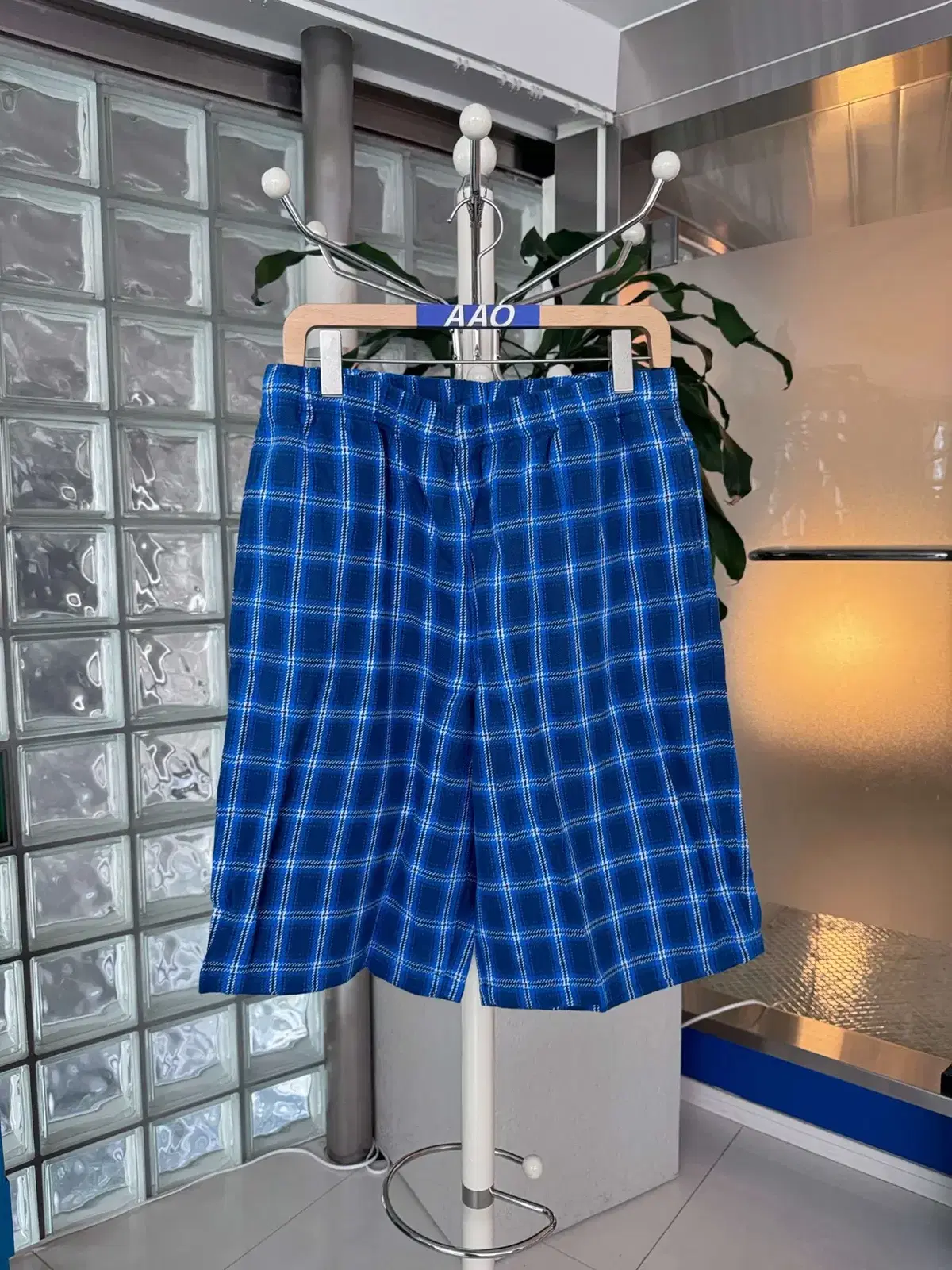 beams check beach shorts 빔즈 체크 비치 쇼츠