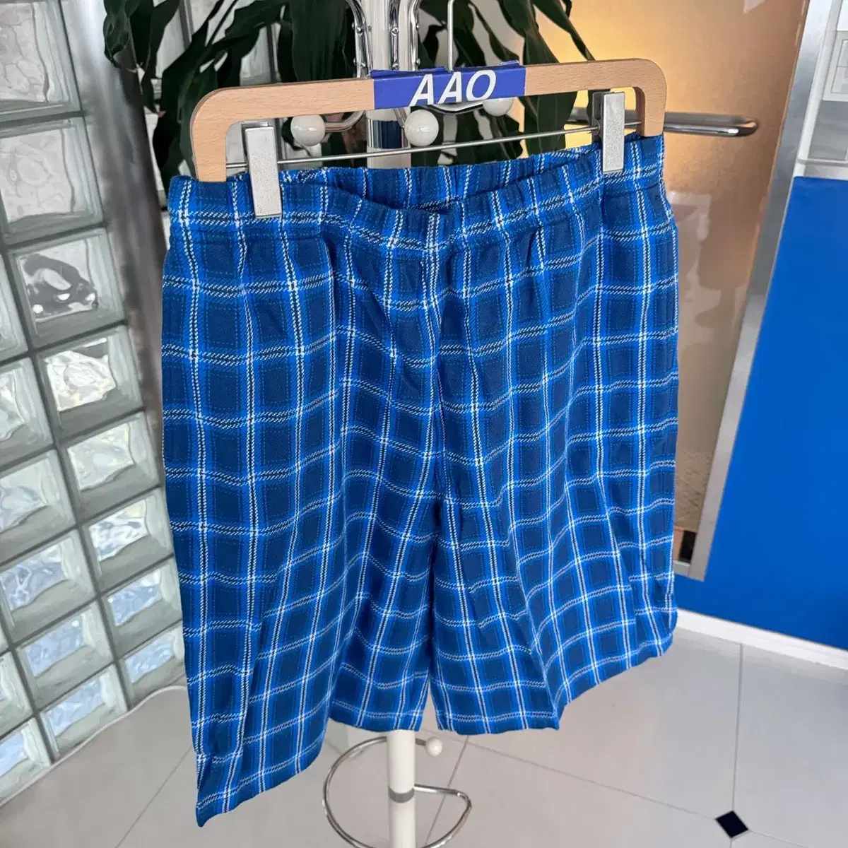 beams check beach shorts 빔즈 체크 비치 쇼츠