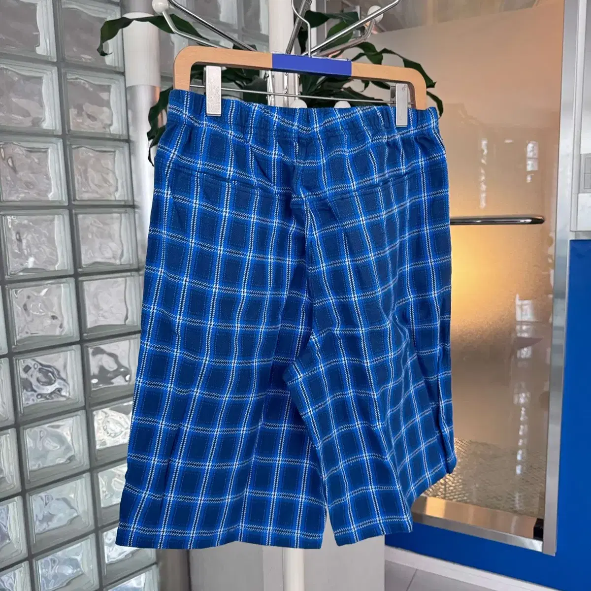 beams check beach shorts 빔즈 체크 비치 쇼츠