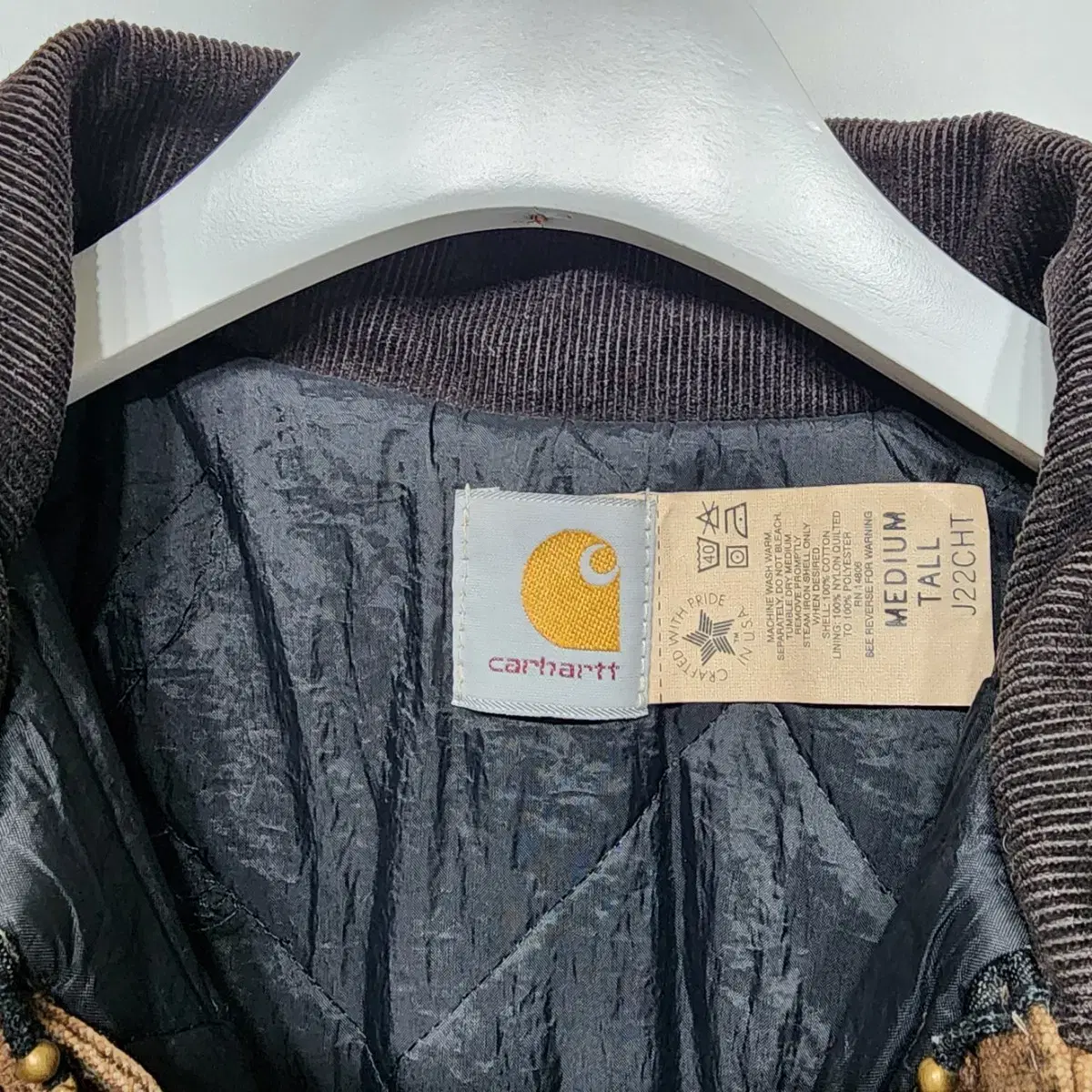 칼하트 CARHARTT 초어자켓 코듀로이 칼라 J22CHT M