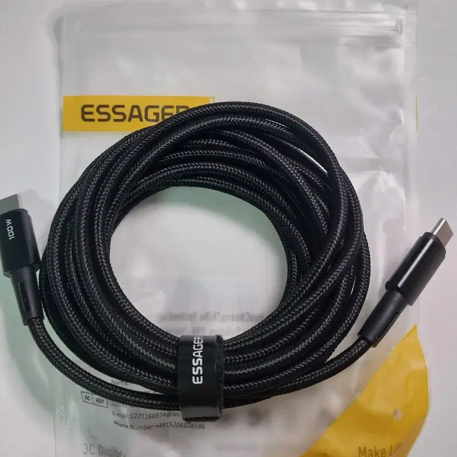 충전선 Toocki 정품 Usb to C/Essager 정품 C to C