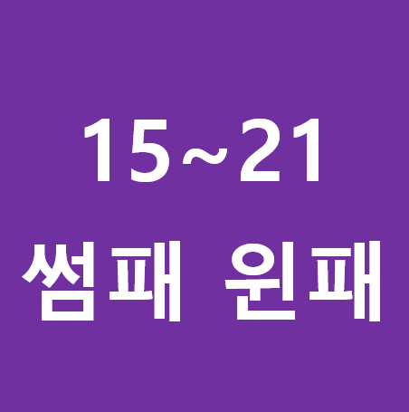 방탄 BTS 17, 18, 19, 20, 21 썸패 윈패 풀셋