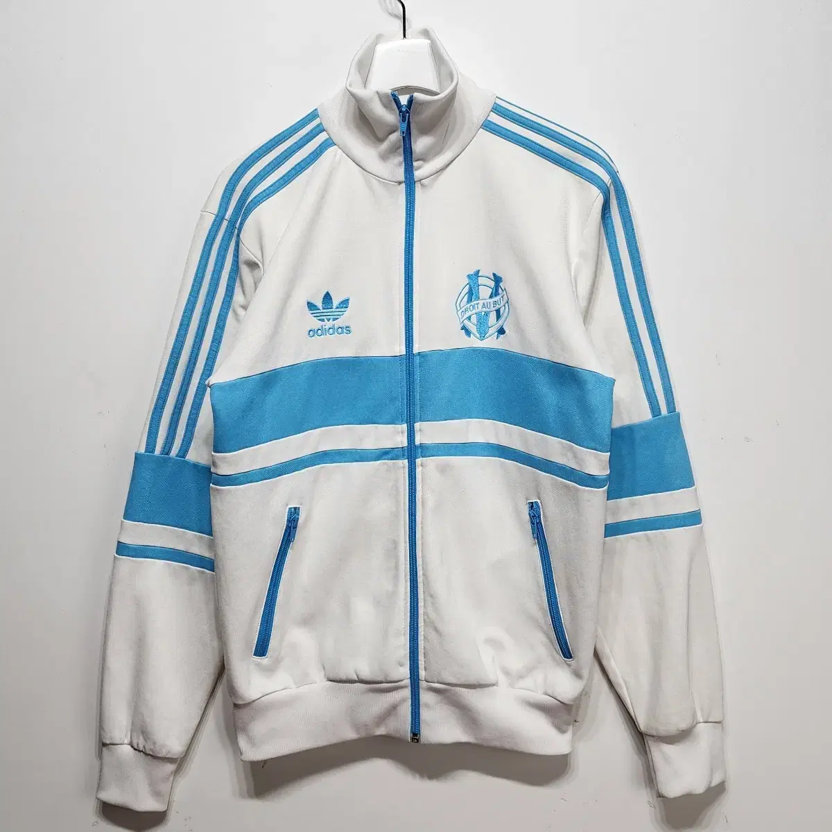 ADIDAS Olympique de Marseille Training Track Top Jacket White M