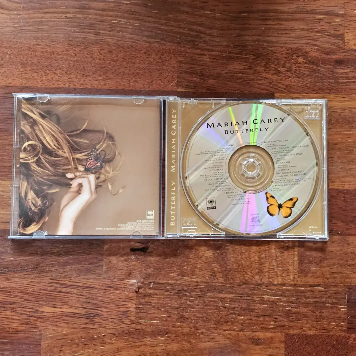 머라이어캐리 5집 Mariah Carey Butterfly 일본반 CD