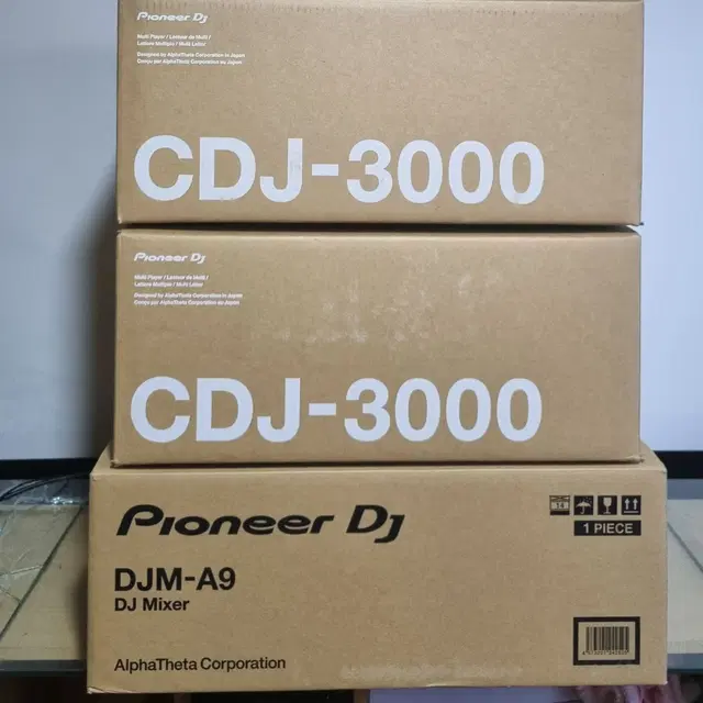 미사용 신품 cdj3000+a9 셋트 판매 합니다.