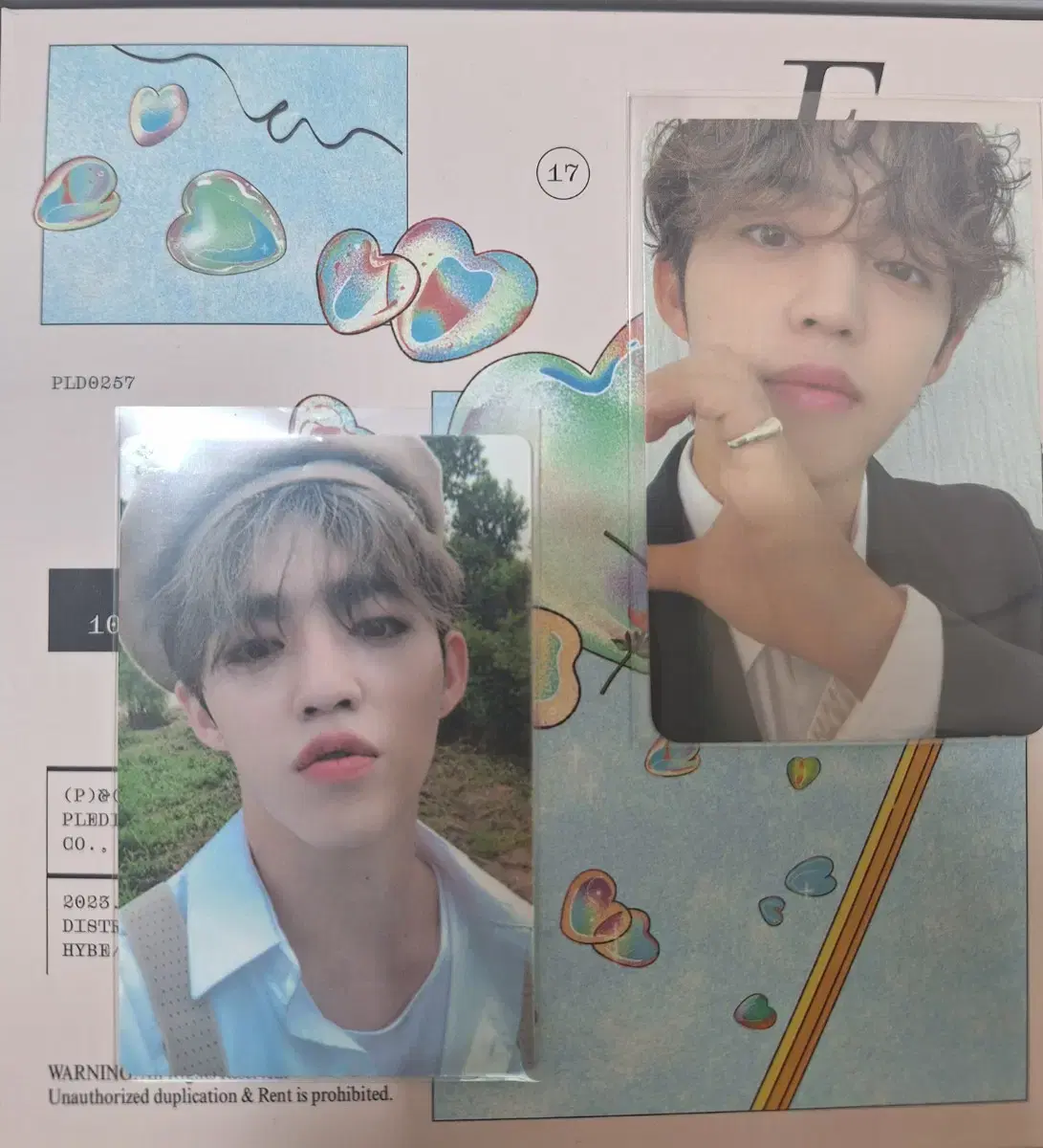 Seventeen s.coups Unod Hoff, FML Carat Vahn photocard WTS