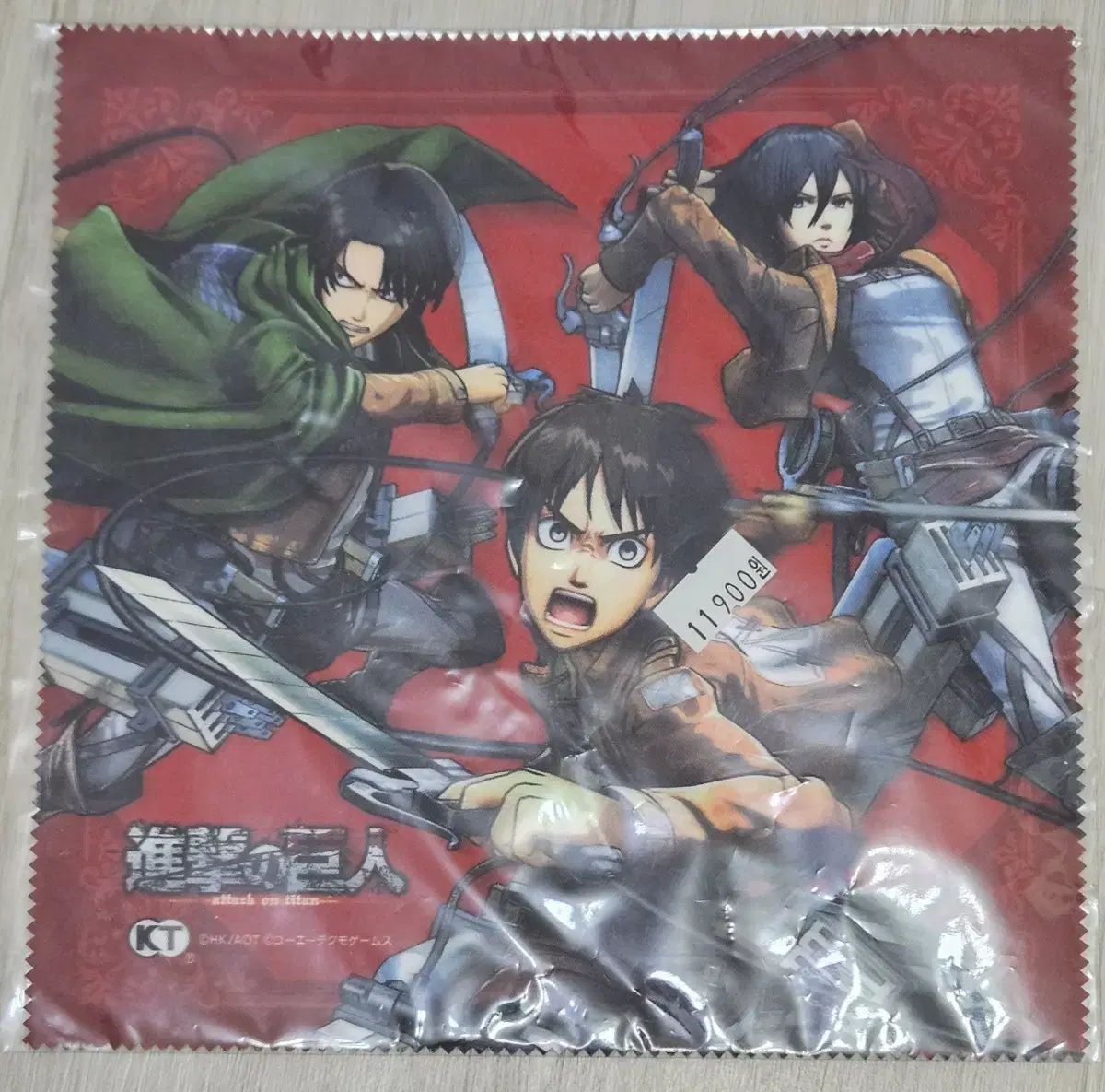 Sell unsealed jin giants levi.mikasa.eren eyeglasses polisher