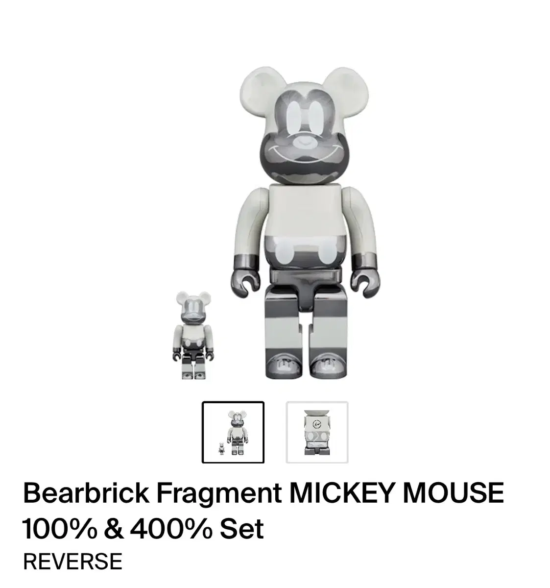 Barebrick Fragment Mickey 100+400 Set Two